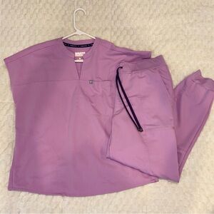 Lilac Scrub Set